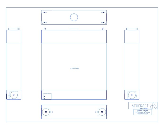 BLAZE Series: 4-Sided, 108"W X 80" H (A-9-FS-80)