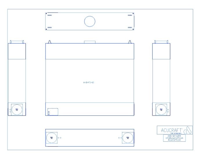 BLAZE Series: 4-Sided, 120"W X 60" H (A-10-FS-60)