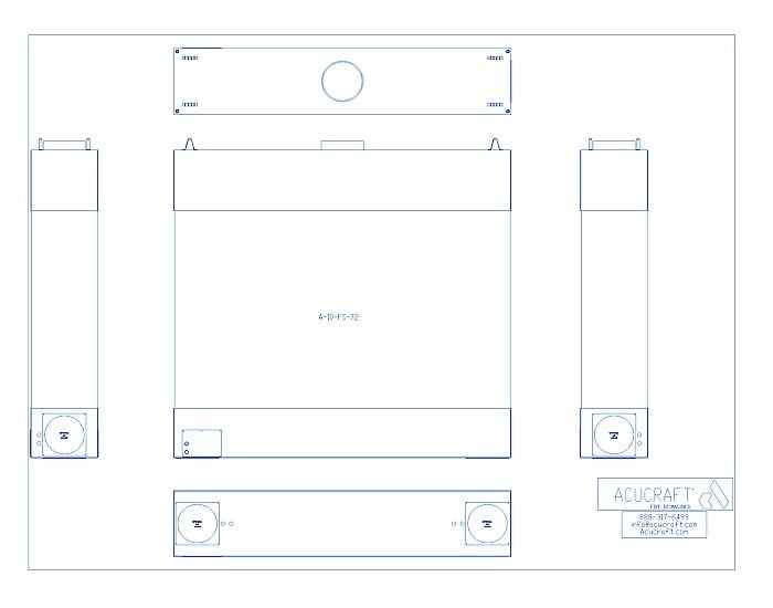 BLAZE Series: 4-Sided, 120"W X 72" H (A-10-FS-72)