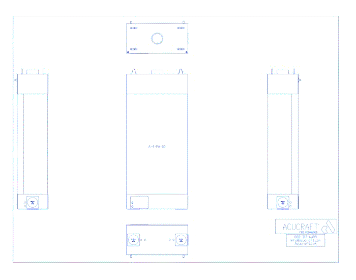BLAZE Series: Panoramic, 48"W X 80" H (A-4-PA-80)