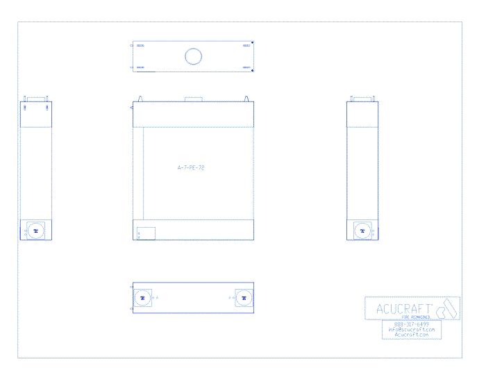 BLAZE Series: Peninsula, 84"W X 72" H (A-7-PE-72)