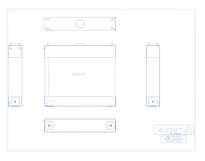 BLAZE Series: Peninsula, 120"W X 72" H (A-10-PE-72)