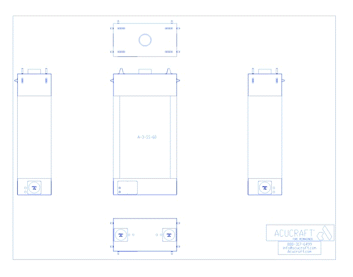 BLAZE Series: Single Sided, 36"W X 60" H (A-3-SS-60)