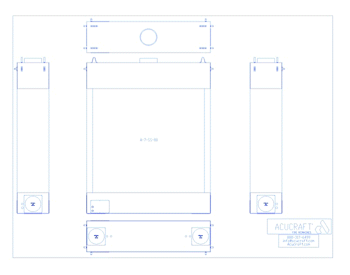 BLAZE Series: Single Sided, 84"W X 80" H (A-7-SS-80)