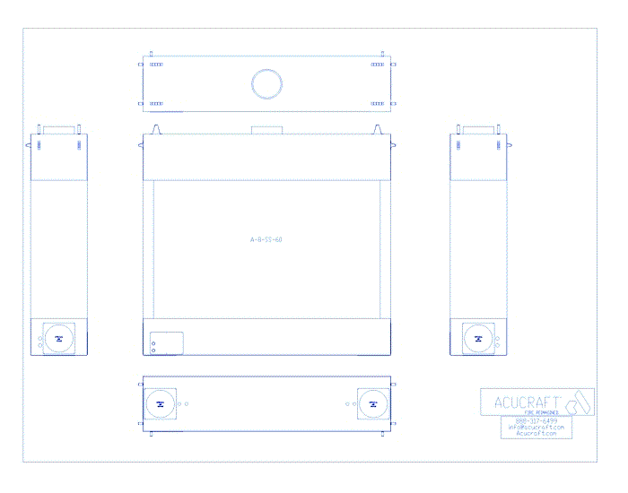 BLAZE Series: Single Sided, 96"W X 60" H (A-8-SS-60)