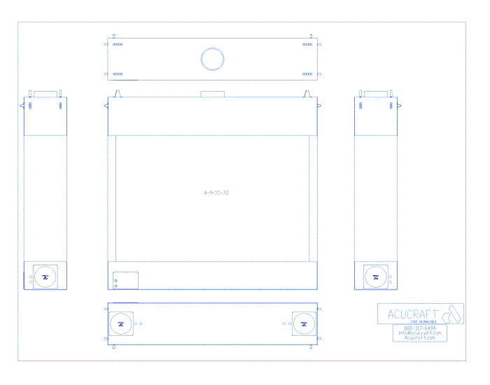 BLAZE Series: Single Sided, 108"W X 72" H (A-9-SS-72)