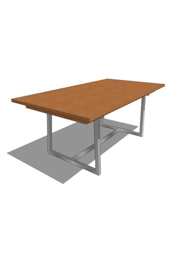 Bim Models Of Patio Dining Tables Caddetails