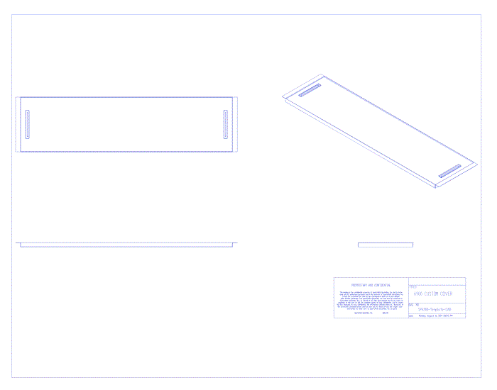 Pit Covers: Template Hanging (SP6900)