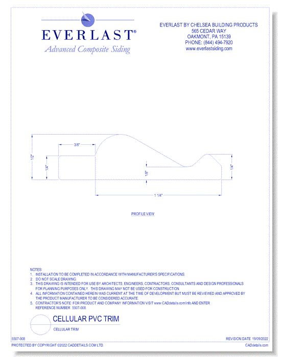 Cellular PVC Trim: Cellular Trim