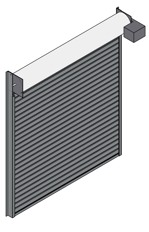 674 - Upward Coiling Security Grilles (Between Jambs)