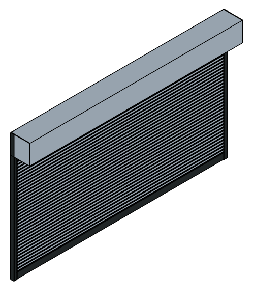 Rolling Counter Shutter Doors Model 500