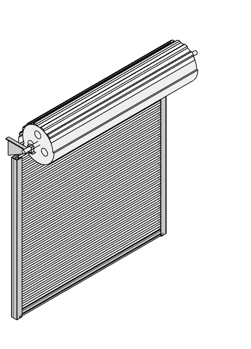Roll Up Sheet Doors Model DS-350