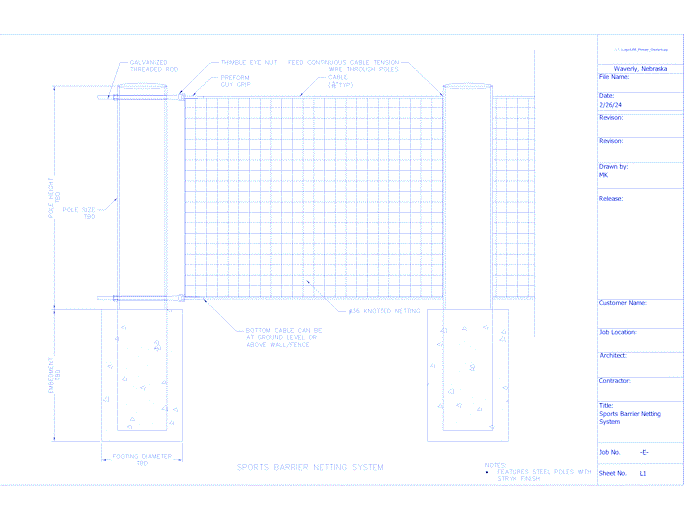 Sports Barrier Netting Systems