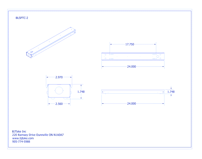 BLSPCT: LED True Length Linear Cove Fixture - 2 FT