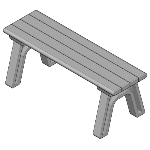 Park Classic 4' Flat Bench (ASM-PC4F)