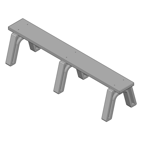 Landmark 6' Flat Bench (ASM-LB6F)