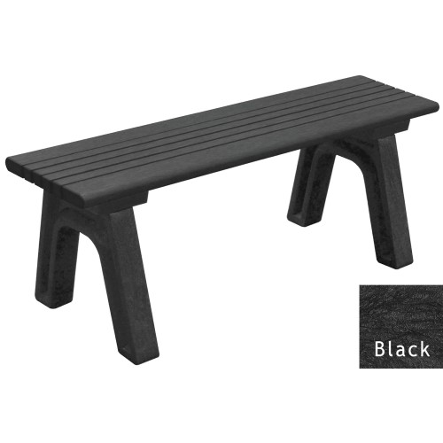 CAD Drawings BIM Models Polly Products Cambridge 4' Flat Bench (ASM-CB4F)