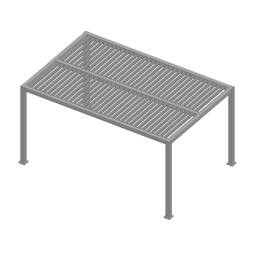 R-BREEZE™ Fixed Louvered Pergola - Vertical