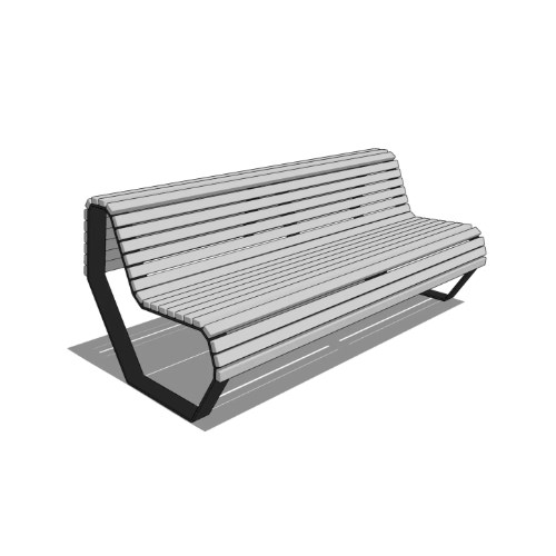 Dek Triple Backed Bench (DEK1-2-G1)