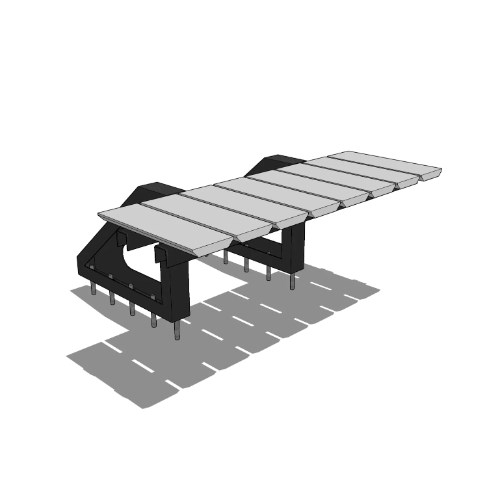 Join Cantilever Seating on Planter (JCS-FB-P)