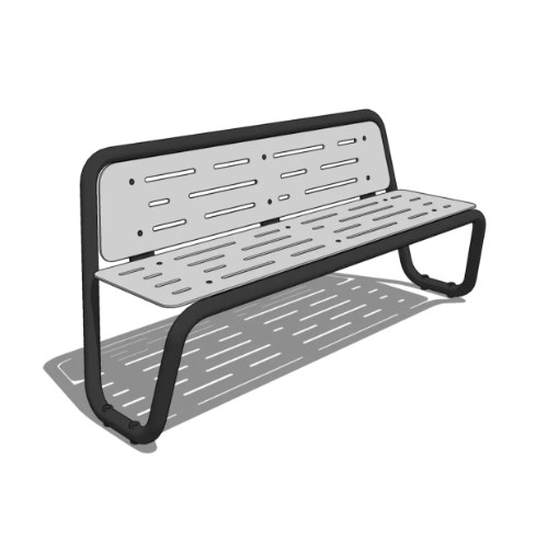 Paperclip Backed Bench (PPC1-G2)