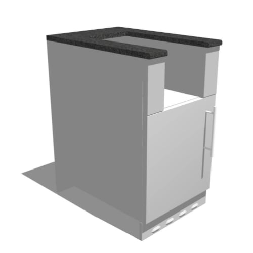 20” Appliance Cabinet w/ Left Swing Door (SAC20CSDL)
