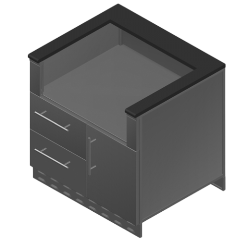 34” Appliance Cabinet (SAC34GLPCD)