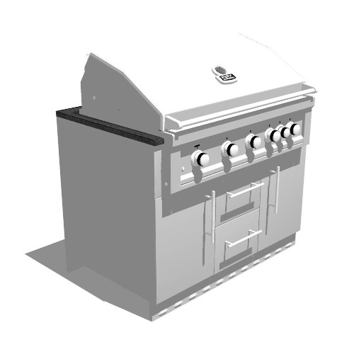 46” Appliance Cabinet (SAC46GLPCD_RUBY5BIR)