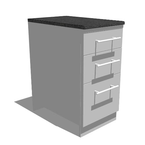 18" Triple Drawer Cabinet (SBC18STD)