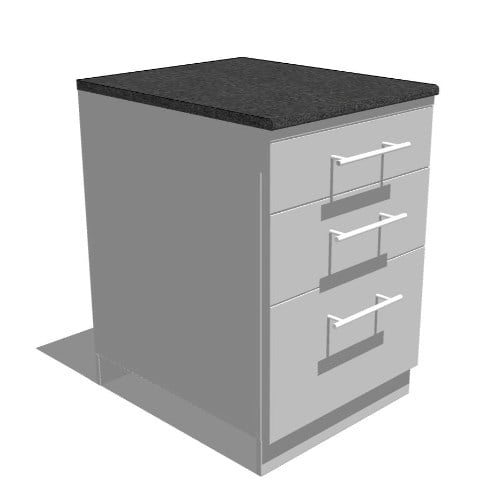 24" Triple Drawer Base Cabinet (SBC24STD)