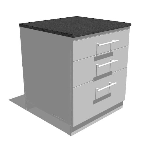 30” Large Triple Drawer Base Cabinet (SBC30STD)