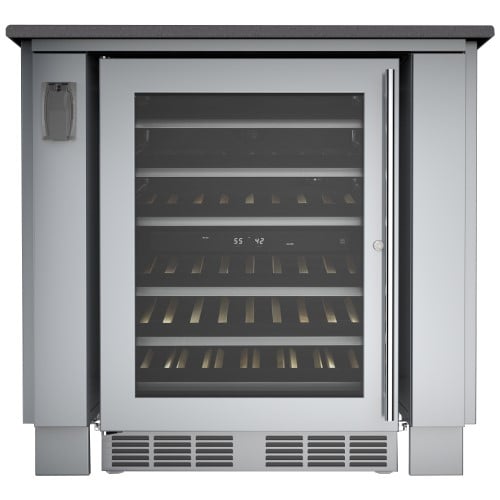 CAD Drawings BIM Models Sunstone Metal Products 34" Appliance For up to 25" Wide Fridge (SAC34APC)