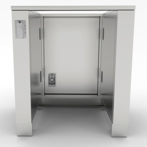 CAD Drawings BIM Models Sunstone Metal Products 30" Appliance Cabinet for up to 21" Wide Fridge (SAC30APC)