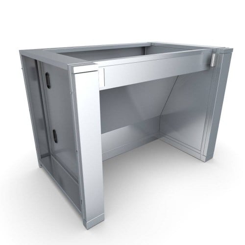 CAD Drawings BIM Models Sunstone Metal Products 44" ADA Compliant Sink Base Cabinet w/ adjustable height and depth center panel (ADA44BC)