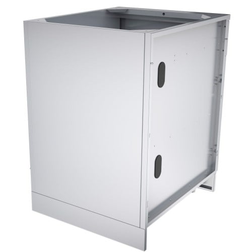 CAD Drawings BIM Models Sunstone Metal Products 24" Double Door Cabinet w/Shelf & False Top Panel (SBC24CDD)