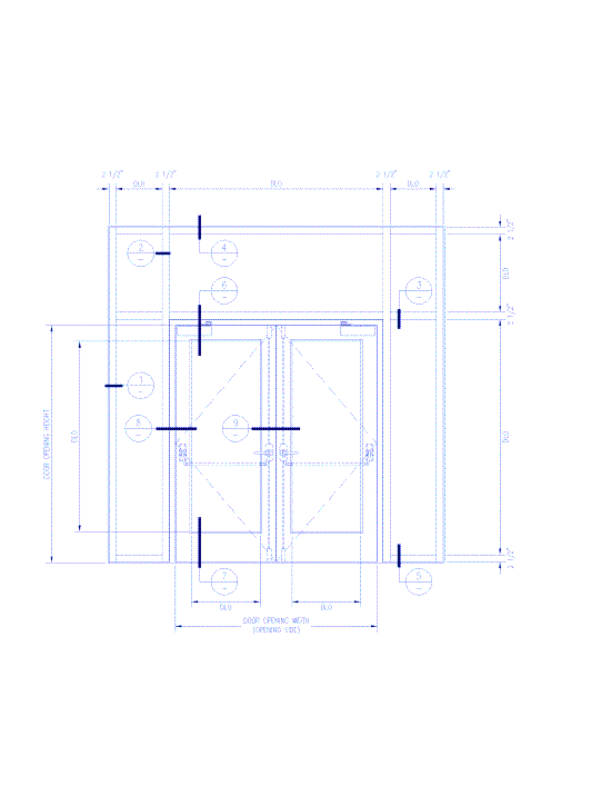 GPX Builders Series: 20 Minute Fire Protective Single Door with 45 Minute Fire Protective Aluminum Sidelites/Transom