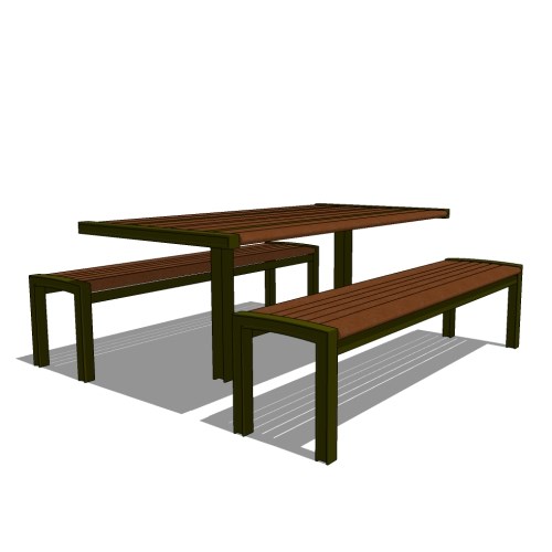 MTB-0720-00001 Picnic Table (MLPT720-DB)