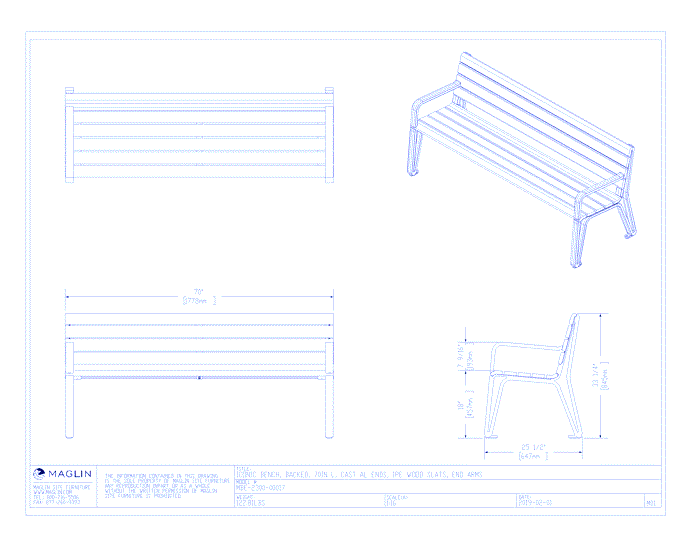 MBE-2300-00017 Bench