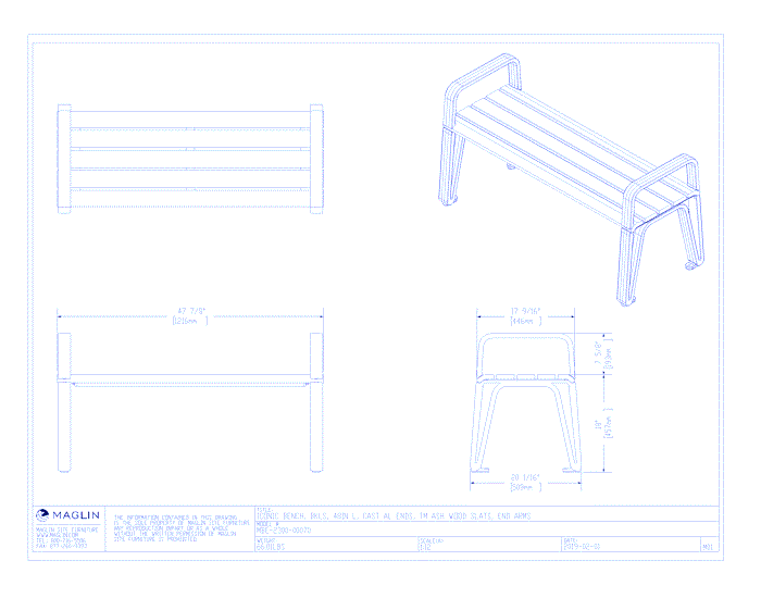 MBE-2300-00070 Bench