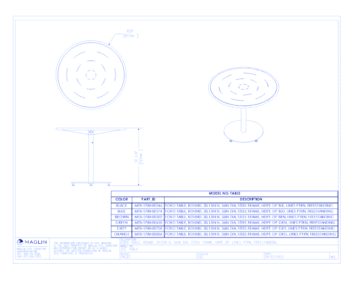 Foro Round Table (MTB-1700-00502)