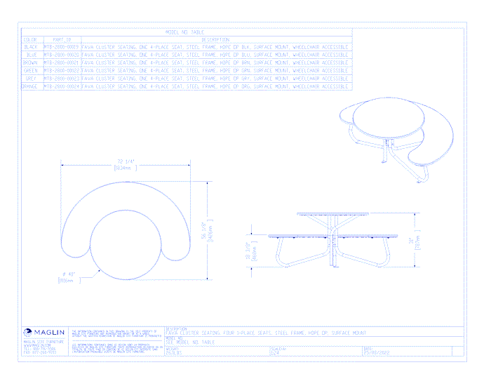 FAVA Cluster Seating (MTB-2800-00022)